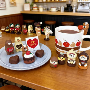 Figuras en Miniatura de Cafetería Estilo Japonés - Gato Cupido - Regalo Creativo para el Día de San Valentín - Artículos de Decoración para el <span class=keywords><strong>Hogar</strong></span> - Product Image 4