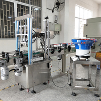LIENM Machine automatique à visser les bouchons pour animaux domestiques Machine à sceller les bouchons de bouteilles d'eau Machine automatique à boucher les bouteilles en plastique