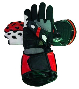 ถุงมือขับขี่มอเตอร์ไซค์หนังวัวแท้คุณภาพสูง PK - Product Image 4