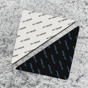 4 piezas de pegatinas autoadhesivas fuertes con puntos de sujeción, cinta adhesiva de gancho y bucle para sábanas, sofás, alfombras, tapetes antideslizantes. - Product Image 3