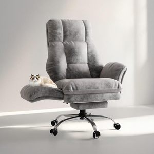 Pet-friendly Flip Armrests Big and Tall Office <strong>Chair</strong> Executive Ergonomic Computer <strong>Gaming</strong> <strong>Chair</strong> <strong>with</strong> <strong>Foot</strong> <strong>Rest</strong> - Product Image 1