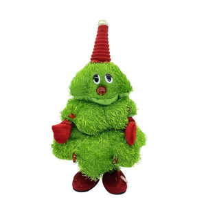 Chapeau de père noël brillant et dansant, jouets interactifs avec musique, casquette électronique, chant une chanson, clochette, cadeau de noël amusant - Product Image 5