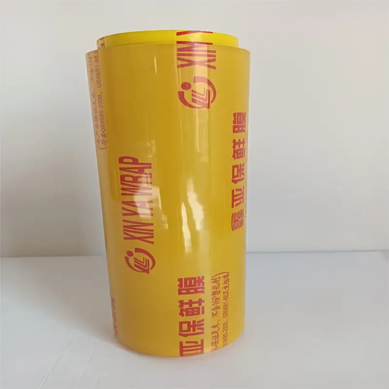 Fabricante PVC Plástico Pvc Cling Film Black Jumbo Roll Stretch Film Roll Para Embalagem De Caixa