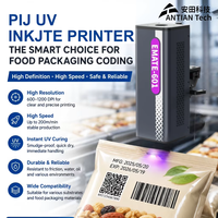 Imprimante jet d'encre UV industrielle pour l'impression de codes QR, de dates et de lots sur les emballages alimentaires