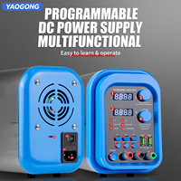 Alimentation CC réglable 3005D MAX 30V 5A, protection OVP/OCP, mémoire 3 canaux, double USB pour réparation de téléphones et tests en laboratoire