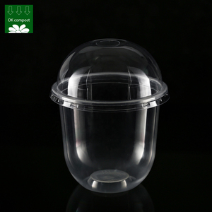 Tazas desechables personalizables, 100% PLA, Biodegradable, en forma de U - Product Image 5
