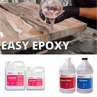Peinture de table en résine époxy à prix de fabricant de haute qualité, comptoir époxy de décoration d'intérieur