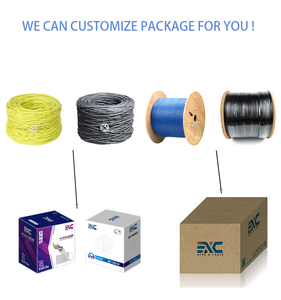 <span class=keywords><strong>Câble</strong></span> de communication réseau EXC Cat7 23AWG PVC en cuivre multibrins UTP, certifié CE/ROHS/ISO9001, 305m/1000ft - Product Image 5