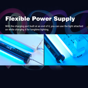Lampe tube RVB Tl30 Pavo, lumière de photographie couleur, bâton lumineux portable avec télécommande via application pour photos, vidéos, films et vlogs - Product Image 6