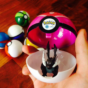 Gran oferta Pokemoned Ball Toy PVC Anime modelo figuras cápsula Pokeball con <span class=keywords><strong>Pika</strong></span> Chu Psyduck Eevee figuritas niños regalo Japón - Product Image 6