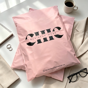 Custom Logo Printed Poly Mailer Bag <b>Waterproof</b> Self Adhesive Plastic Courier Shipping Mailing Bags For Bakery Apparel Packaging - Product Image 5