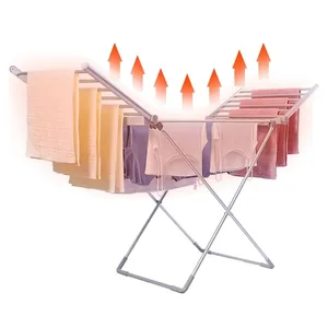 Séchoir à vêtements pliant Séchoir à linge électrique ailé portable pour <span class=keywords><strong>balcon</strong></span> - Product Image 5