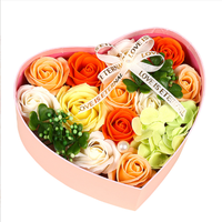 Zeepbloemen Hartvormige Doos 2026 Valentijnsdag Moederdag Cadeau Zeepbloemen Doos Cadeausets