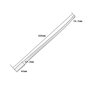 Antenna Radio AM FM XM da 13'' per <span class=keywords><strong>Moto</strong></span>, Colore Nero, per Harley Touring CVO Electra Glide 1989-2019 - Product Image 3