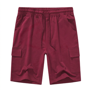 Pantalones Cortos Cargo de Pana para Hombre, Estilo Urbano, 100% Algodón, Multibolsillos, Casuales, Diseño Sólido, Ecológicos, Personalizados OEM - Product Image 1