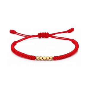 Nouveau style bohème bouddhisme religieux anniversaire cadeau Bracelet perle de rocaille bracelet de mode en différentes couleurs avec motif de boule - Product Image 3