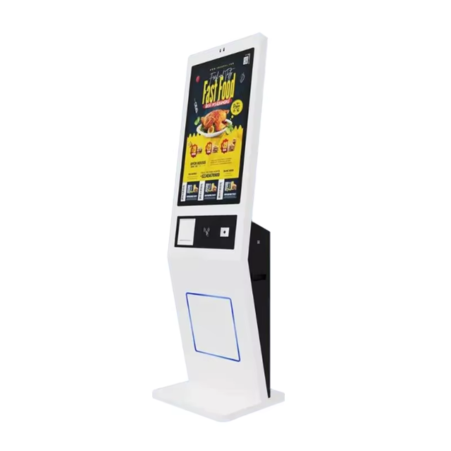 HONGNUO OEM Efficient Self-service Kiosk for Fast Food Burger Shop Fried Chicken Store Restaurant Quick Ordering Print Receipts