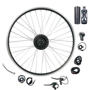 <span class=keywords><strong>Kit</strong></span> de Conversión de Motor de Cubo Trasero para Bicicleta Eléctrica de 20'', 24'', 26'', 27.5'', 28'', 29'' Pulgadas y 700c, Bicicleta Eléctrica de 250w, 350w, 500w - Product Image 1
