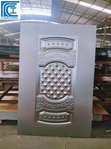 新デザイン金属ドアスチール刻印ドア板金鉄灰ドアシート皮膚ベニヤゲート用 - Product Image 3