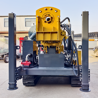 Nouvelle foreuse de puits d'eau à moteur diesel haute efficacité, profondeur 400m, machine de forage à circulation inversée rapide, facile à utiliser