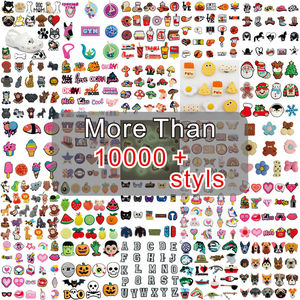 Breloques décoratives en PVC souple pour <span class=keywords><strong>sabots</strong></span> de skateboard, boucles en caoutchouc, accessoires unisexes pour chaussures de plage, accessoires e-commerce - Product Image 6