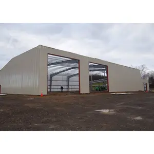 low price prefabricated steel structure warehouse shed post frame steel building