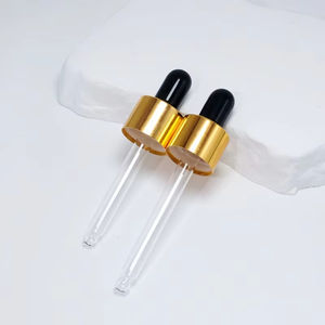 <b>Empty</b> 15ml 30ml 50ml Round Glass Hair Oil <b>Bottle</b> Dropper Packaging with Screen Printing for Cosmetics - Product Image 3