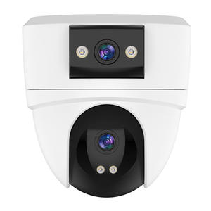Caméra dôme réseau sans fil de sécurité Wifi 6MP double vue sécurité à 360 degrés <span class=keywords><strong>pour</strong></span> magasin - Product Image 2