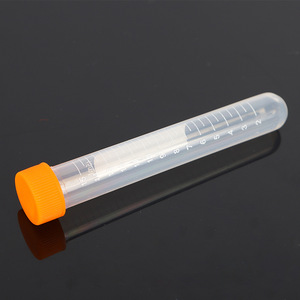 Yuan Yi 15Ml Centrifuge <b>Tube</b> Round Bottom Graduated Transparent Disposable <b>Plastic</b> For Lab Use - Product Image 1