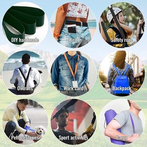 Cinghia in Nylon ZHIHE Anti-sfilacciamento con Motivo a Spina di Pesce per Manici di Borse, Etichette per Bagagli, Cinture di Sicurezza e Attrezzature Sportive - Product Image 6