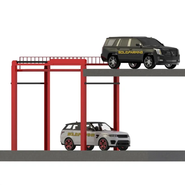 5000 Kg hidrolik kargo Platform asansörü elektrik depo açık yük asansörü