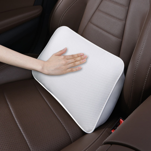 Set di Supporto Lombare Ergonomico di Lusso YECAI per <span class=keywords><strong>Auto</strong></span>, Cuscino per il Collo in Memory Foam, Poggiatesta Traspirante in Pelle per <span class=keywords><strong>Auto</strong></span> - Product Image 4