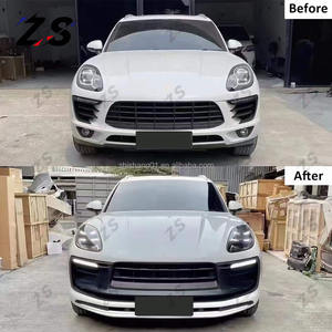 ZS per Porsche <span class=keywords><strong>Macan</strong></span> 2014-2021upgrade al 2023 modello vecchio al nuovo kit carrozzeria auto incluso paraurti anteriore e posteriore con griglia - Product Image 5