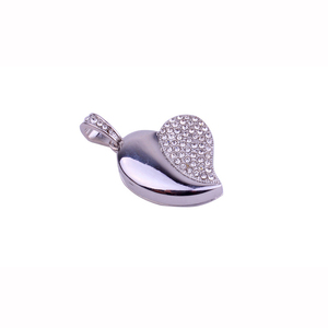 Venta caliente joyería USB <span class=keywords><strong>flash</strong></span> drive forma de corazón Mini Metal Logo USB <span class=keywords><strong>Flash</strong></span> Memory Drive con caja de Metal 8GB pendrive case - Product Image 5