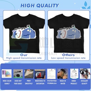 Ready To Press DTF Transfer Anime Design TV Show Cartoon Pattern Sticker Heat Transfer Applique For T-Shirt Hoodie