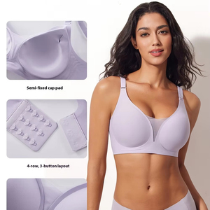 Soutien-gorge sans couture en gelée pour femmes grandes tailles, en stock - Product Image 1