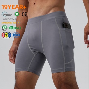 Intimo Maschile, Pantaloncini da Palestra a Compressione ad Alta Elasticità, Traspiranti, <span class=keywords><strong>Slip</strong></span> e Boxer Sportivi da <span class=keywords><strong>Uomo</strong></span> - Product Image 2