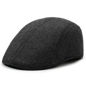 <span class=keywords><strong>Casquette</strong></span> plate en coton <span class=keywords><strong>Stetson</strong></span> Texas Donegal pour <span class=keywords><strong>homme</strong></span>, taille EU L, avec visière doublée, en tweed chiné, hiver, bleu foncé, 60-62 cm - Product Image 4