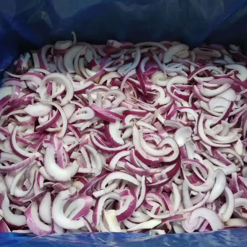 Supply BRC Certified High Quality IQF Frozen Sliced Onion / Frozen Onion Diced / Frozen Onion Ring Hot Sale