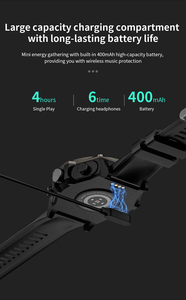 Nuevo Reloj Inteligente LC18 2026 con Pantalla IP67 Resistente al Agua para Hombre, Audífonos TWS <span class=keywords><strong>2</strong></span> en 1, Accesorio Deportivo y Ejecutivo con Brújula y Calendario - Product Image 3