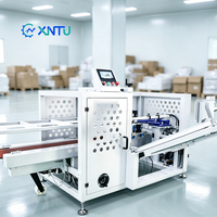Máquina Automática Ajustable para Armar Cajas de Cartón, Controlada por PLC, para Alimentos y Bebidas, Manejo y Distribución de Cajas de Papel de Alta Velocidad