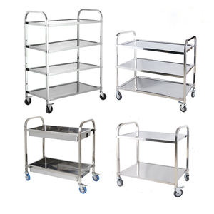 Chariot à viande en acier inoxydable à 3 niveaux, chariot mobile pour <span class=keywords><strong>boucherie</strong></span>, stockage et présentation de <span class=keywords><strong>la</strong></span> viande, transformation - Product Image 4