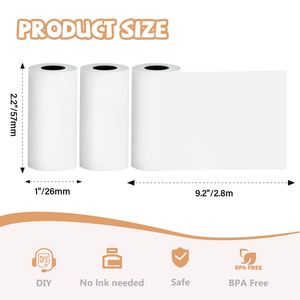 Imprimante d'étiquettes miniatures Jiuyin D21 pour 203 dpi, garantie 1 an, autonomie de la batterie 1300 mAh, temps de charge de 2,5 heures, largeur maximale de 57 mm - Product Image 2