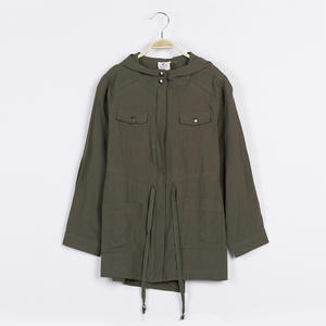 Blousons Bomber Décontractés de Printemps pour Filles, Style Uni, avec Ceinture, Échantillon Gratuit - Product Image 6