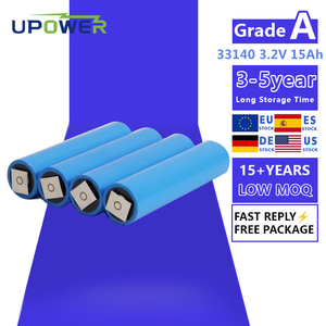 خلية ULi LFP 3.2 فولت <span class=keywords><strong>15</strong></span> أمبير ساعة <span class=keywords><strong>15</strong></span>.5 أمبير ساعة ذات دورة حياة طويلة، خلية أسطوانية 33140 32140 32135، حزمة بطارية ليثيوم فوسفات الحديد مع ألسنة نيكل - Product Image 3