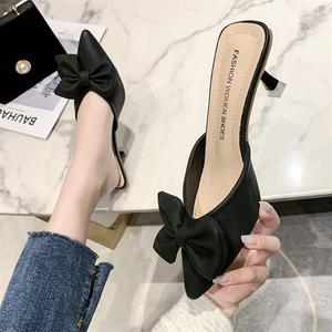 Summer New Fashion Large Size Women's Pointy <b>Heel</b> Sandals Soft and Flexible High-Heeled Slippers - Product Image 3