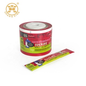 Rollo de película de plástico polivinílico para embalaje de alimentos congelados, tubo impreso de yogurta, rollos de película de embalaje de helado, color blanco, personalizado, en Stock - Product Image 2