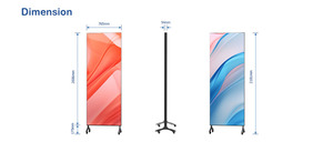 Dẫn Màn hình hiển thị Poster hai mặt kỹ thuật số biển Totem ledwall cho trung tâm mua sắm bảng quảng cáo bảng trong nhà Bảng điều chỉnh dấu hiệu - Product Image 3