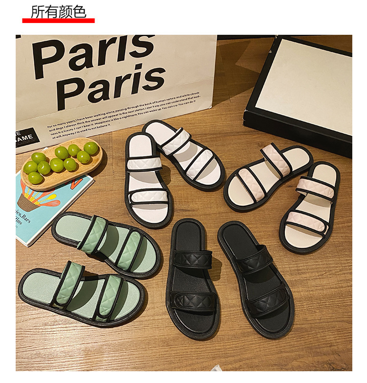 Women's Soft Sole Slippers Sandals Summer Beach Slippers Thick Platform Slipper Shoes