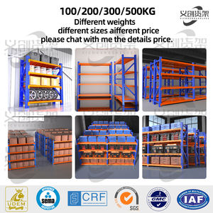 Estantería Industrial Ajustable sin Pernos, Resistente, de 4 Niveles, Capacidad de Carga de 300 kg, Estantería de Almacenamiento para Almacén, Estantería de Acero - Product Image 6